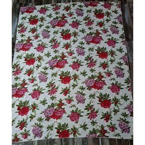 Azalea Tablecloth Rectangular Cottage Garden Pink Floral Spring 68x52